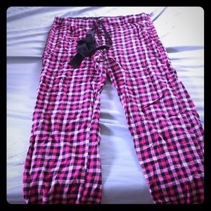 VS plaid pajama pants